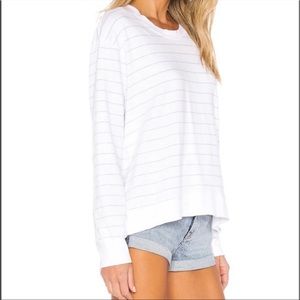 Frank & Eileen Tee Lab Graceful Striped Long-Sleeve Sweatshirt Size Medium